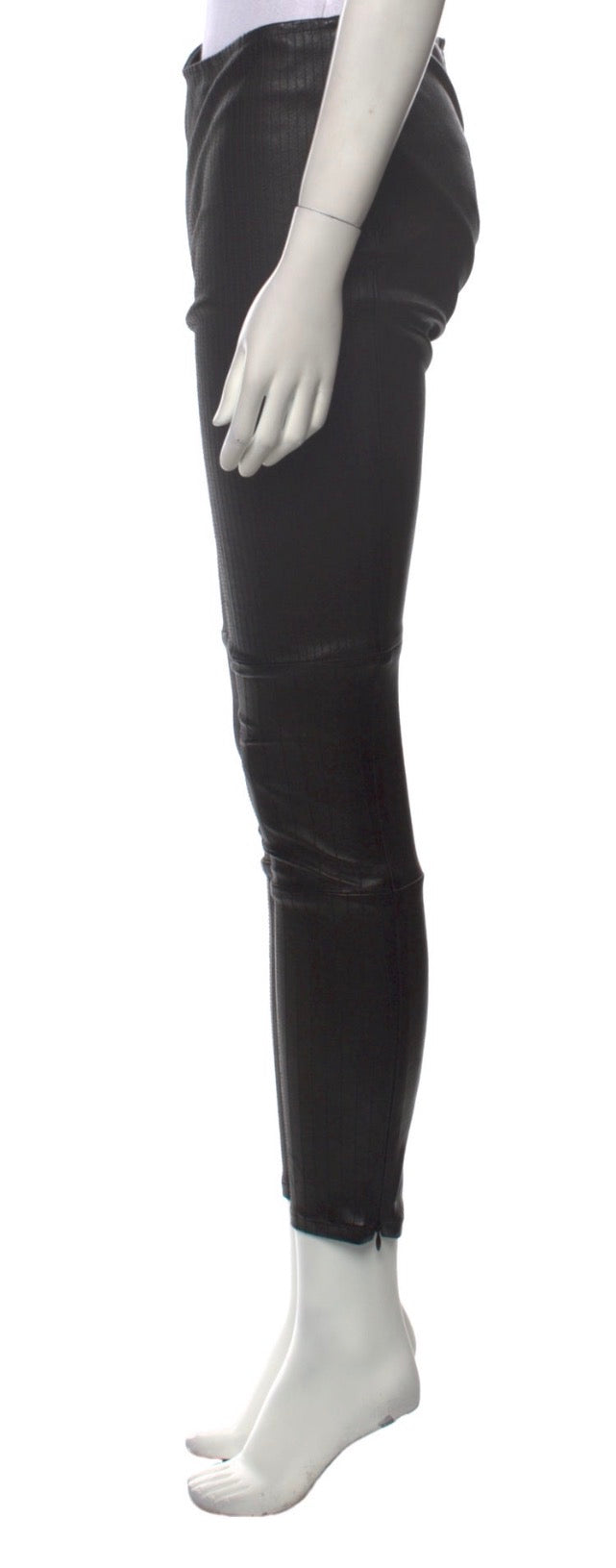 THE ROW SKINNY MOTO LEATHER LEGGING PANTS TROUSERS SIZE S SMALL LADIES