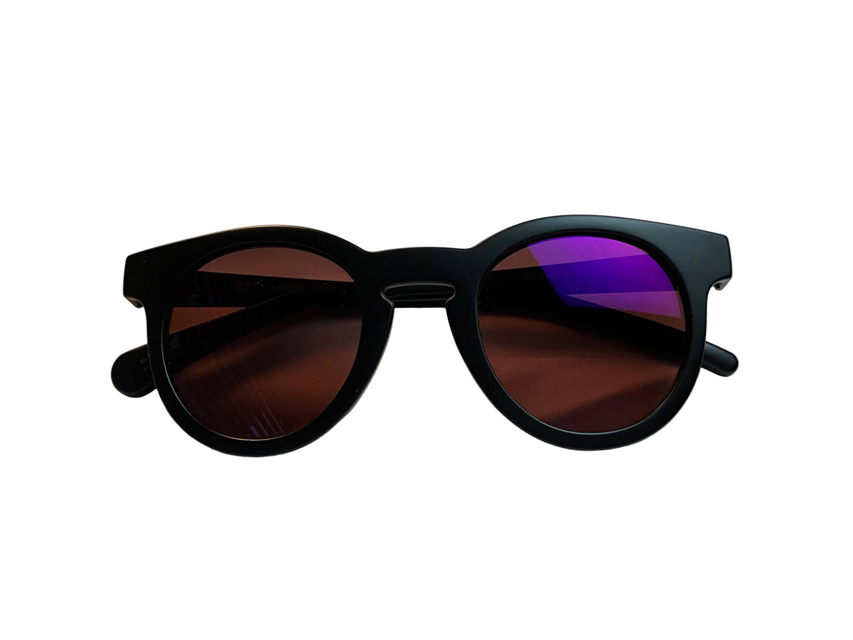 23 degrees 23° Round Zero rnd0 01 Mt Black Redessence Sunglasses men