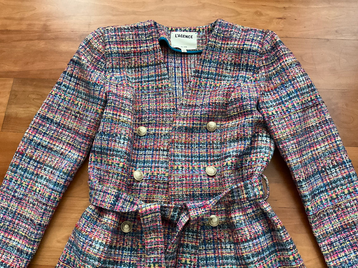 L'Agence Two-Piece Skirt Suit Set Size UK 10 US 6 ladies