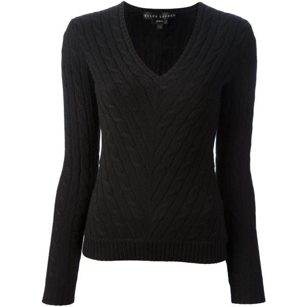 Ralph Lauren Black Label Pure Cashmere Cable Knit Pullover Jumper Sweater Sz XS ladies