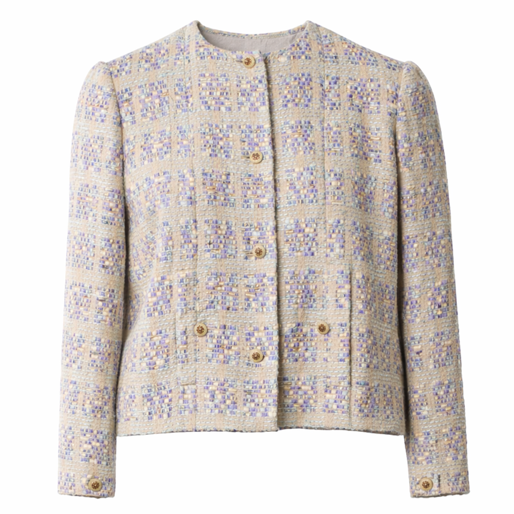 Chanel Créations 1975 Super Rare Tweed Jacket Blazer Size 14 ladies