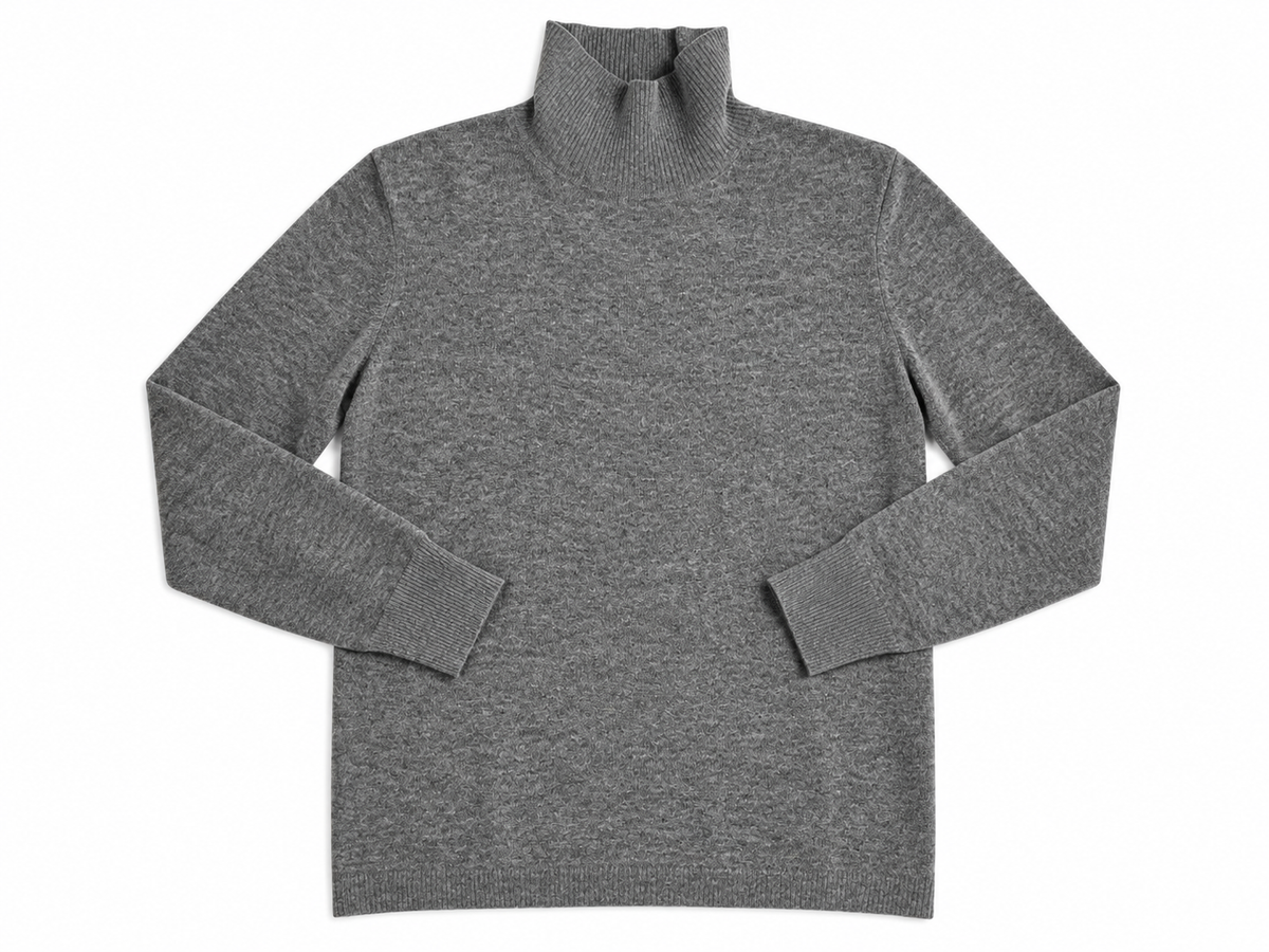 Joseph Men’s 100% Cashmere Grey Roll Neck Jumper – Size M men