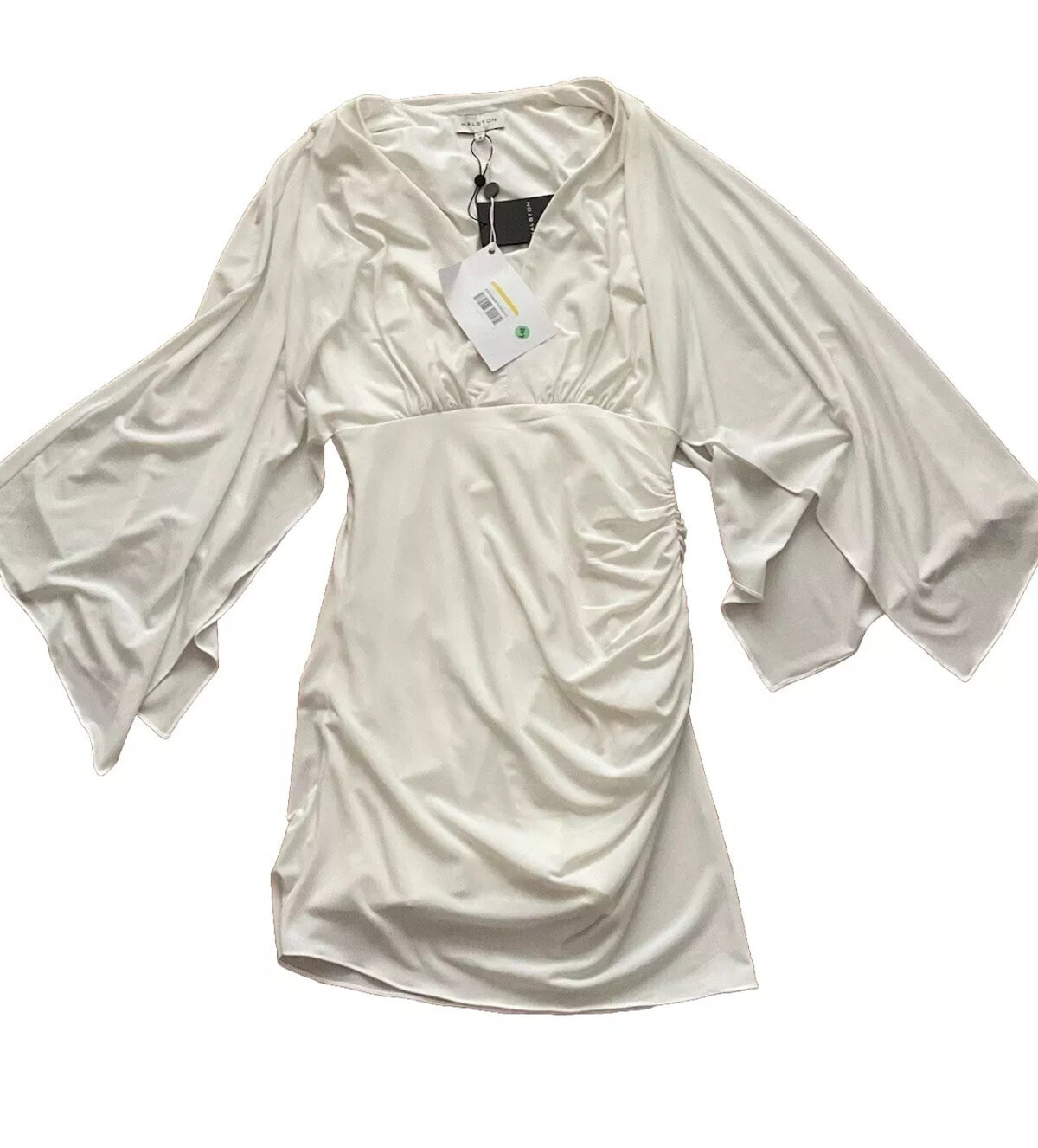Halston Heritage OAKLYN DRESS IN JERSEY in White Size UK 10 US 6 ladies
