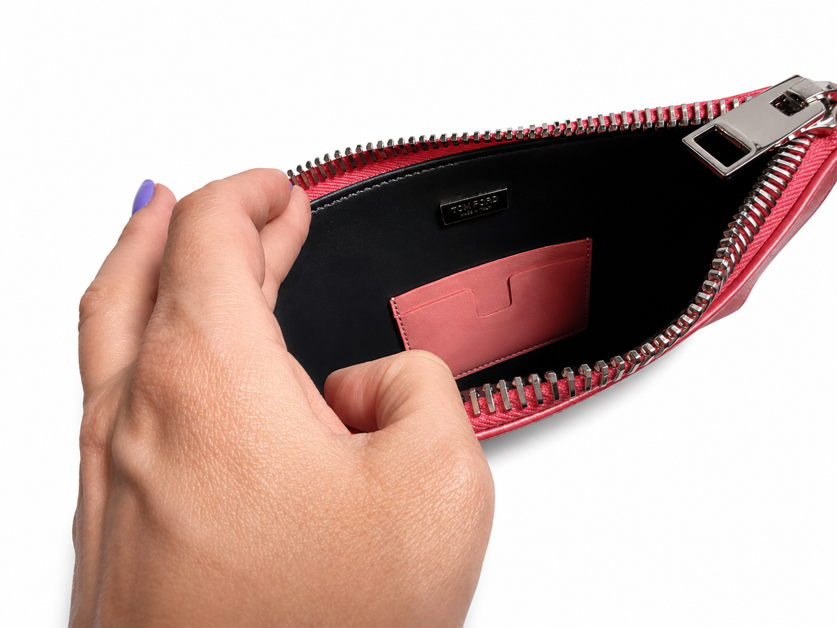 Tom Ford Silk Crystal TF Clutch in Pink Ladies