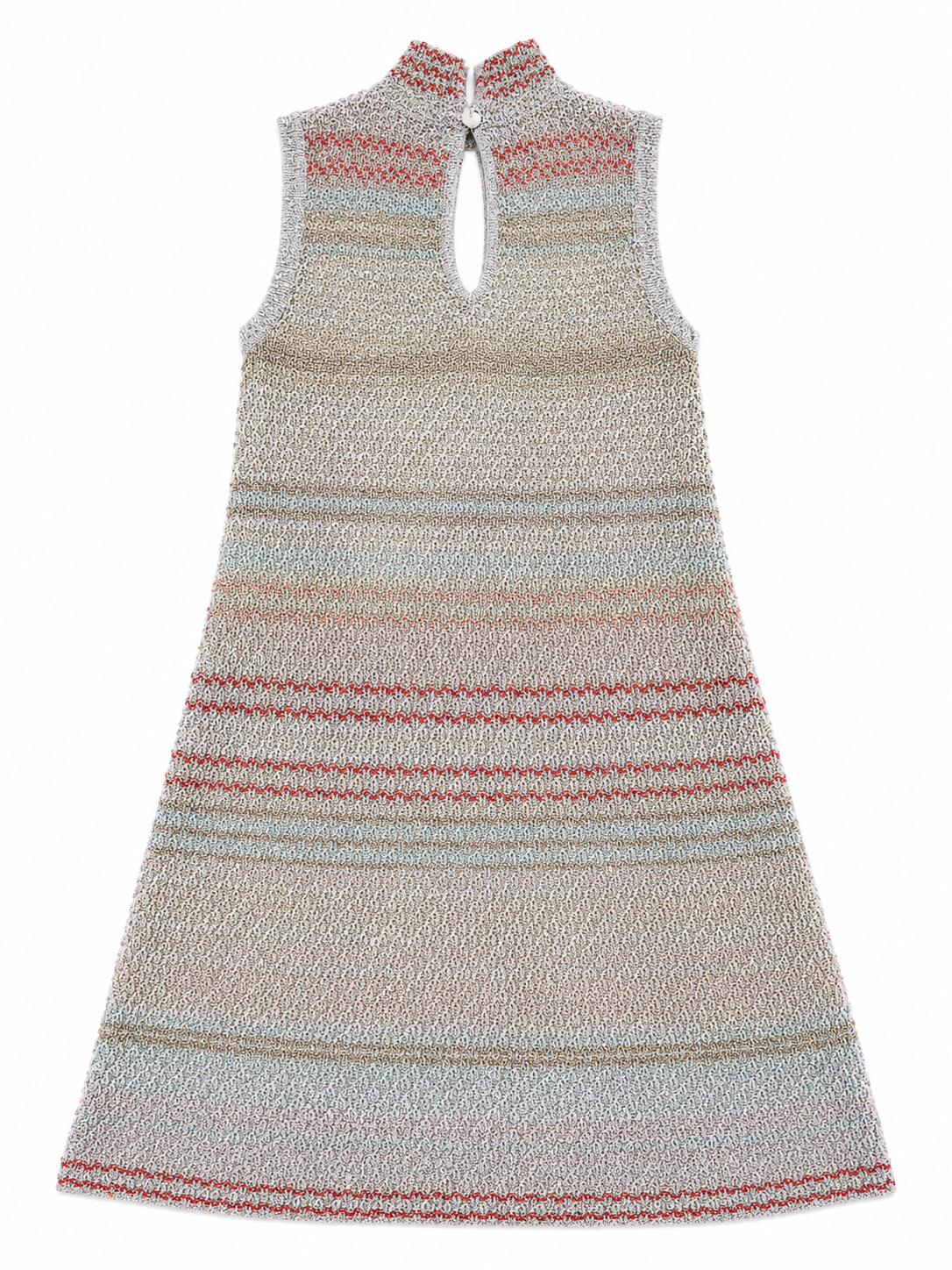 Missoni Metallic Knit Sequins Sleeveless Dress – Size 42 ladies