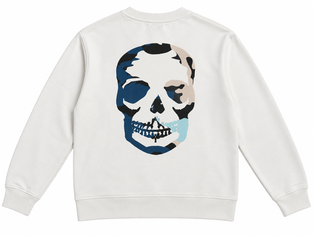 Zadig & Voltaire Simba Mo TDM Immortelle Skull Print Sweatshirt Sweater Size M men