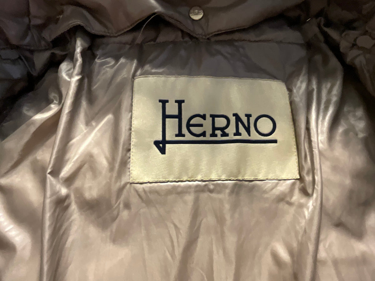 Herno Fox Fur Trim Down Puffer Jacket – Size IT 36 UK 4 US 0 ladies