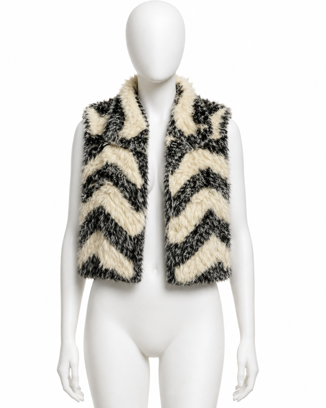 Marc by Marc Jacobs Real Rabbit Fur Cropped Vest O/S One size ladies