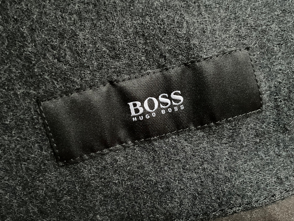 Boss by Hugo Boss Suede Leather Brown Jacket Blazer size 50 Men