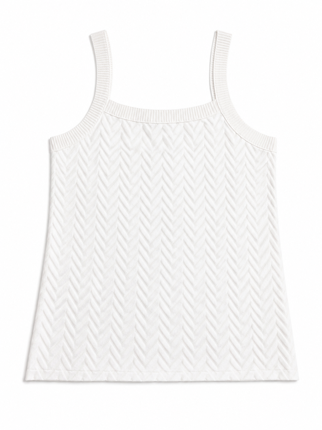 Missoni Chevron Knit Tank Top – White I 42 Ladies