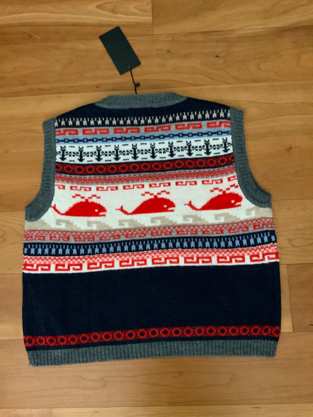 WEEKEND MAX MARA Fair Isle Sweater Vest Wool & Alpaca Knit Size S small ladies