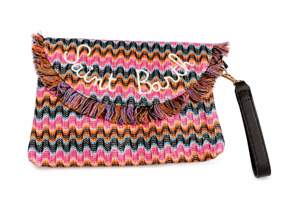MC2 Saint Barth Woven Clutch Bag