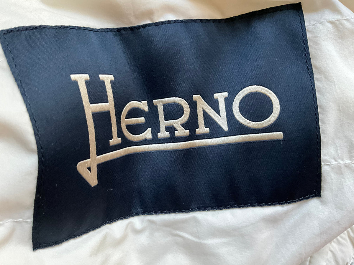 Herno In-Tech double front blue puffer jacket blazer size 50 men