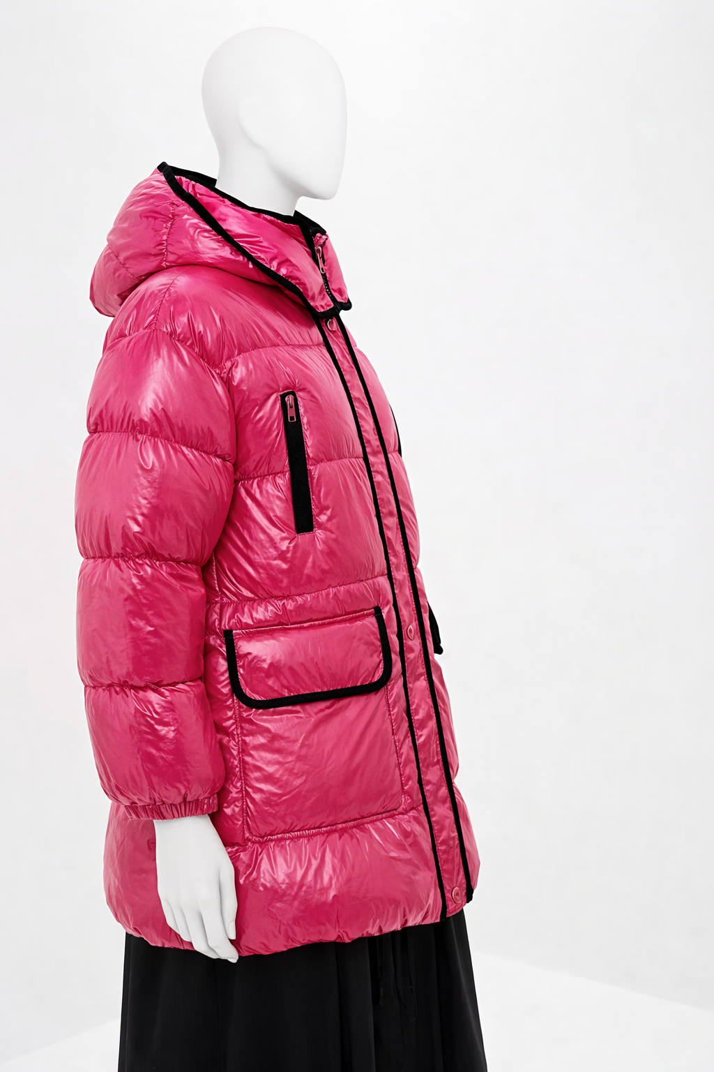 RED Valentino Puffer Down Jacket in Bright Pink Size I 36 XS ladies