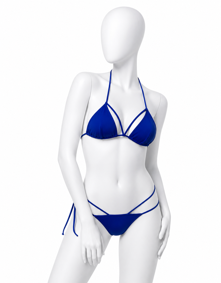 Agent Provocateur Fiorella Blue Bikini Set size 3 ladies