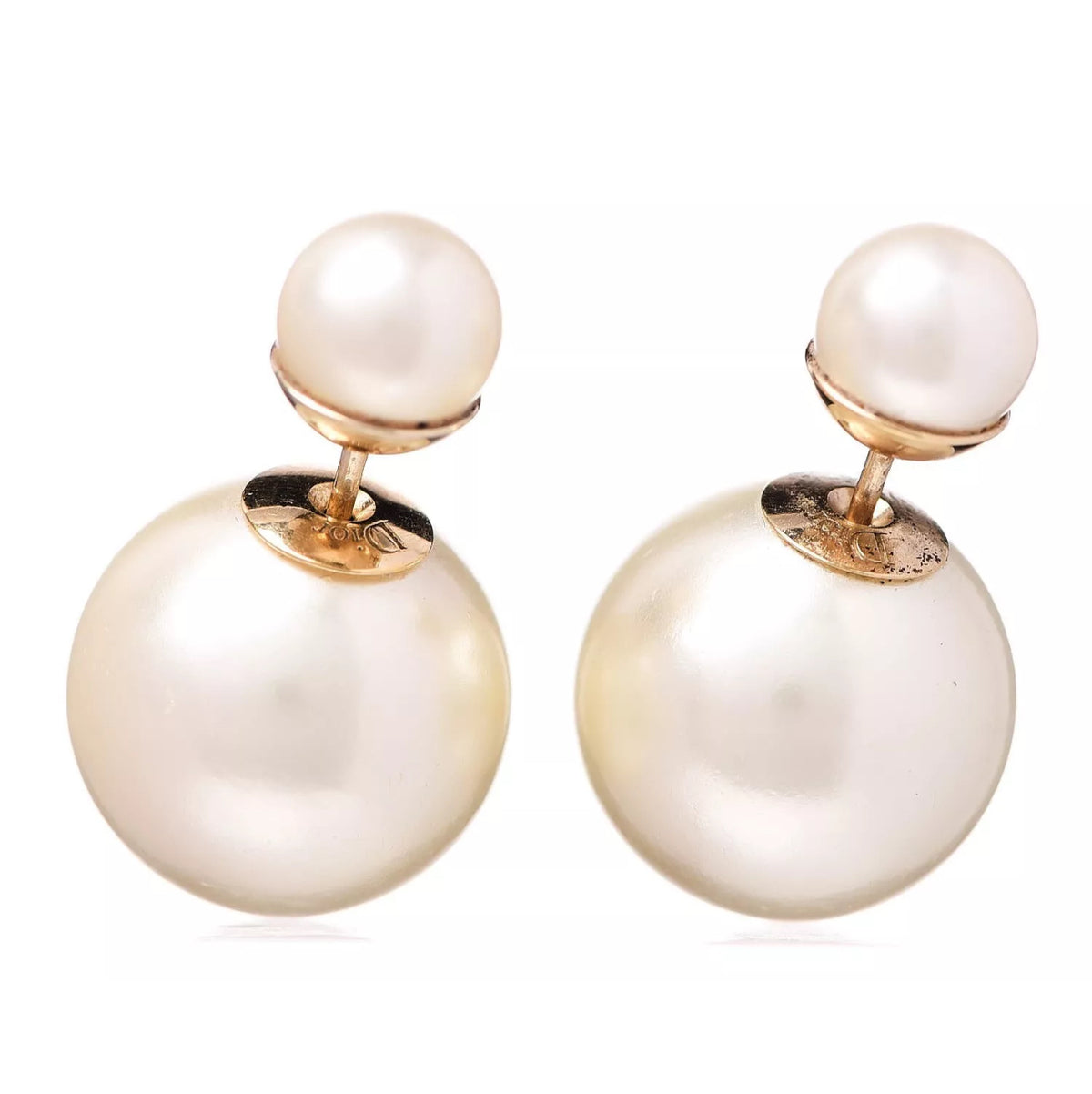 Christian Dior Pearl Mise En Dior Tribal Earrings ladies