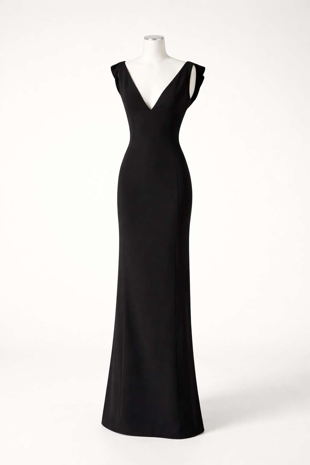 Emporio Armani Black Sexy Gown Maxi dress Size I 40 S SMALL Ladies