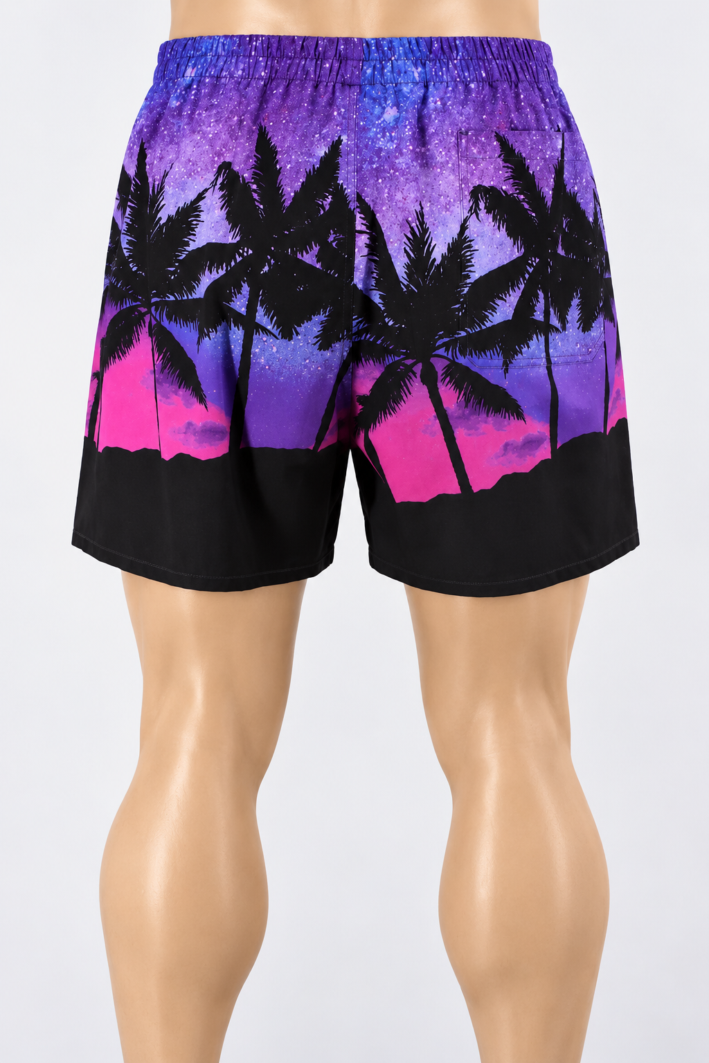 Valentino Rockstud Water Sky Men’s Swim Shorts Multicolour Size IT 48 men