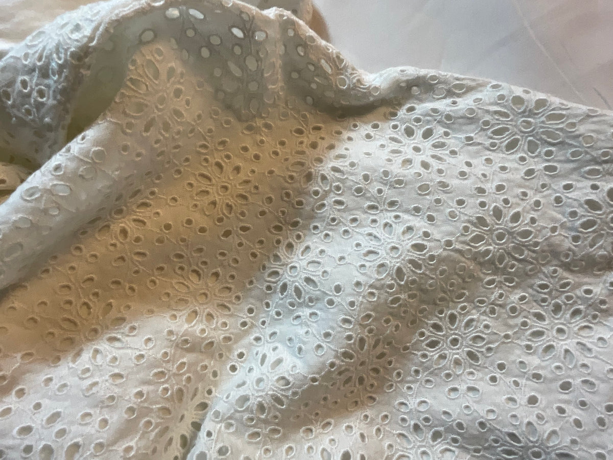 Polo Ralph Lauren White Broderie-Anglaise Linen Maxi Dress Size US 6 UK 10 ladies