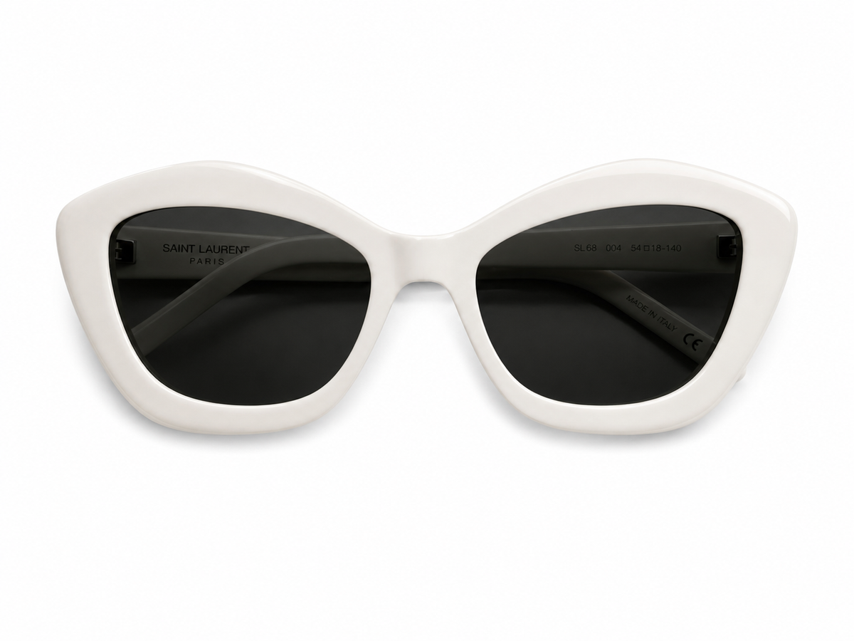 Saint Laurent SL 68 SUNGLASSES | IVORY GREY ladies