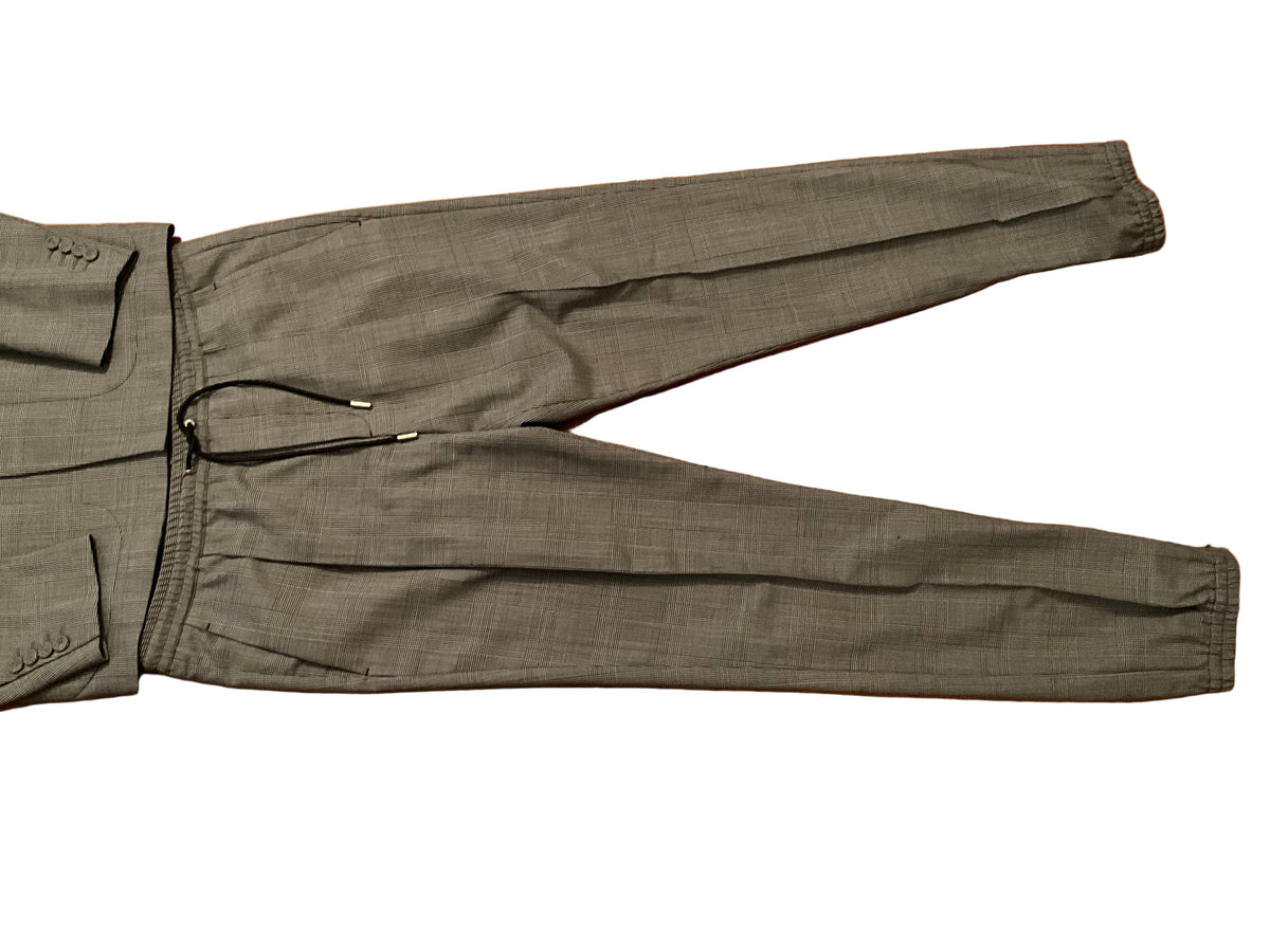 Dior Virgin Wool Check CD Icon Two-Piece Set Suit Size 48-jacket Size 50-trousers men