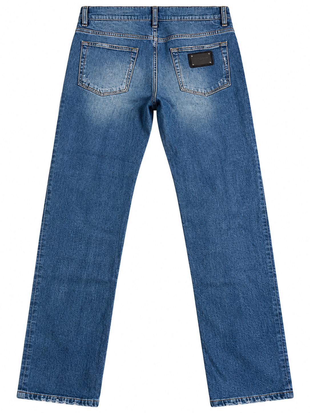 Dolce & Gabbana Men’s Blue Distressed Slim Fit Jeans – Size IT 48 men