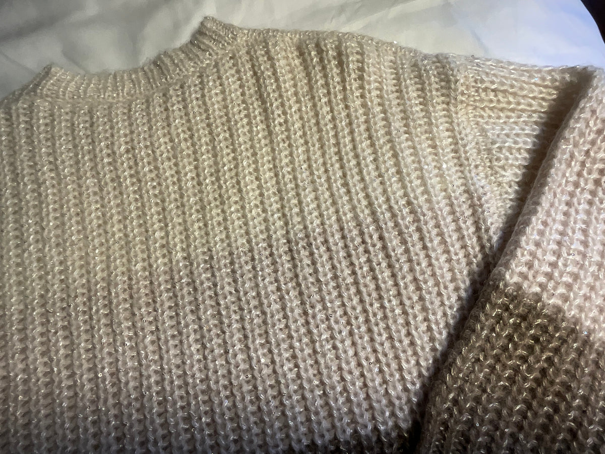 Peserico Sparkle Colour-Block Alpaca Blend Pullover I 44 ladies