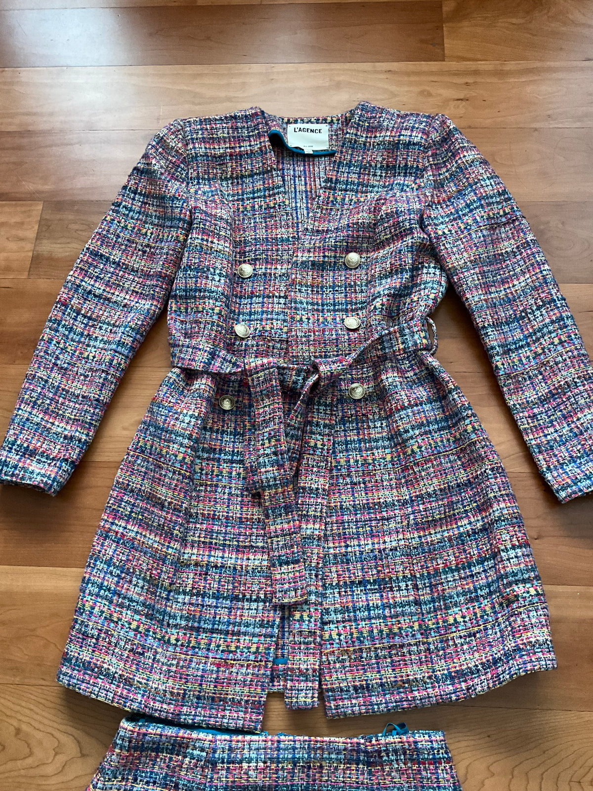 L'Agence Two-Piece Skirt Suit Set Size UK 10 US 6 ladies