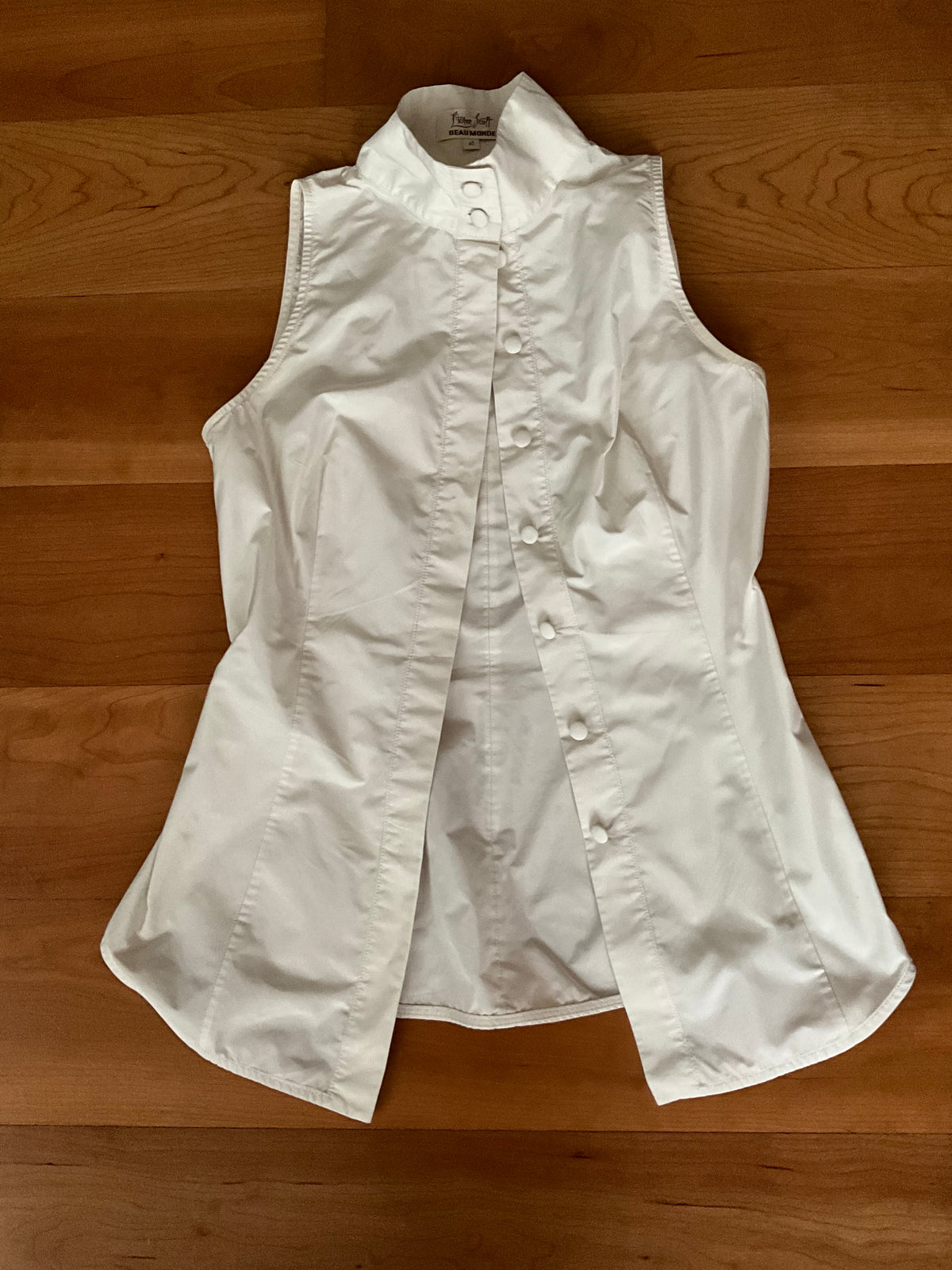L'Wren Scott Beau Monde Mock Neck Sleeveless Blouse Size I 40 UK 8 US 4 S ladies