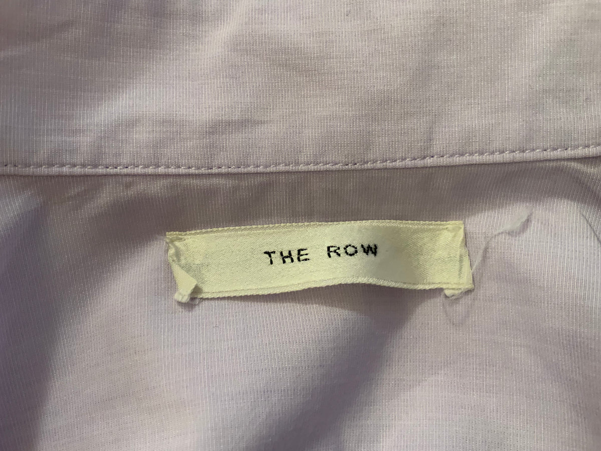 THE ROW Oversized Lilac Button-down Shirt In Purple SIZE S SMALL ladies
