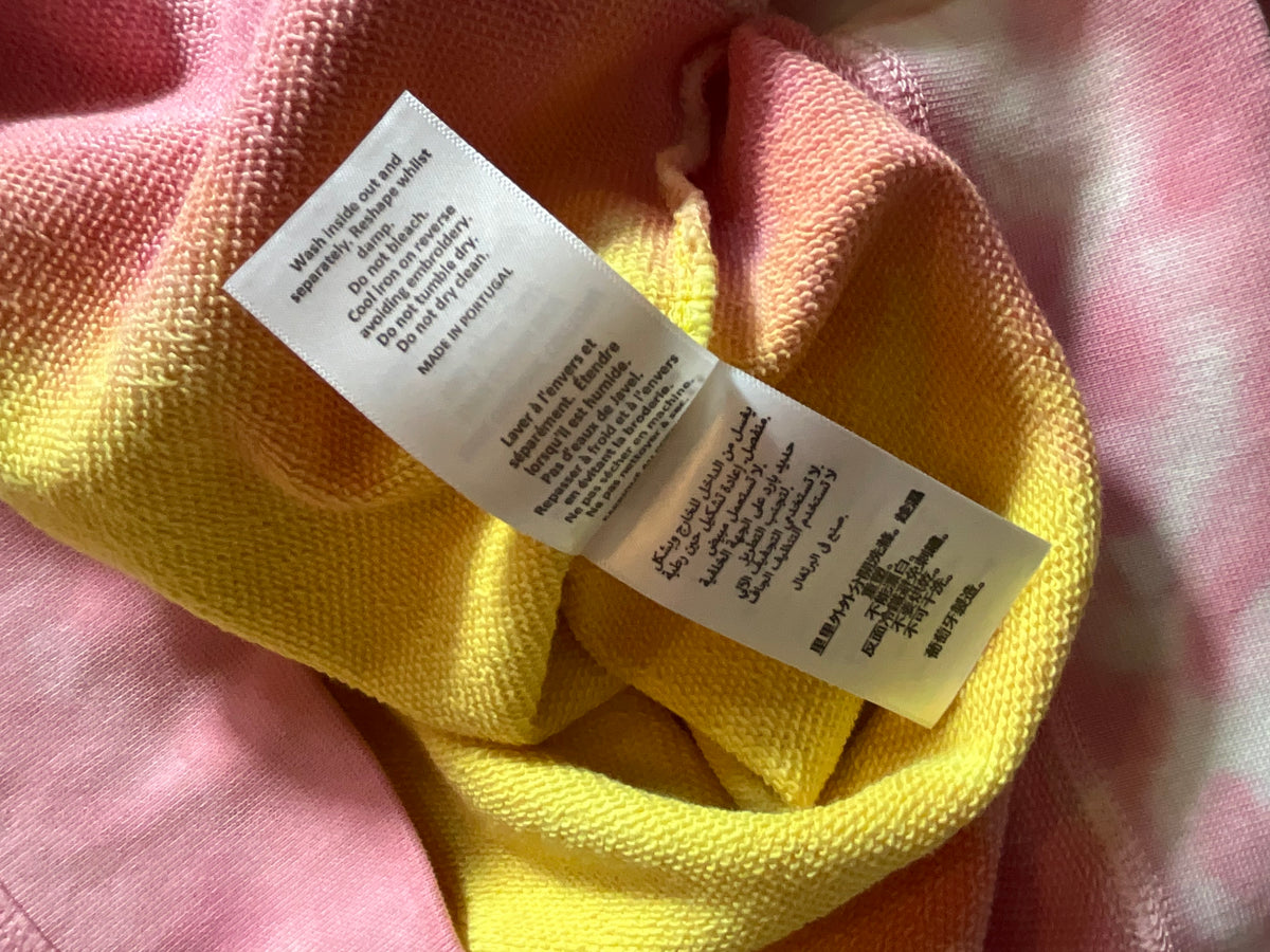Mira Mikati Embroidered Penguin Tie Dyed Sweatshirt size M medium ladies