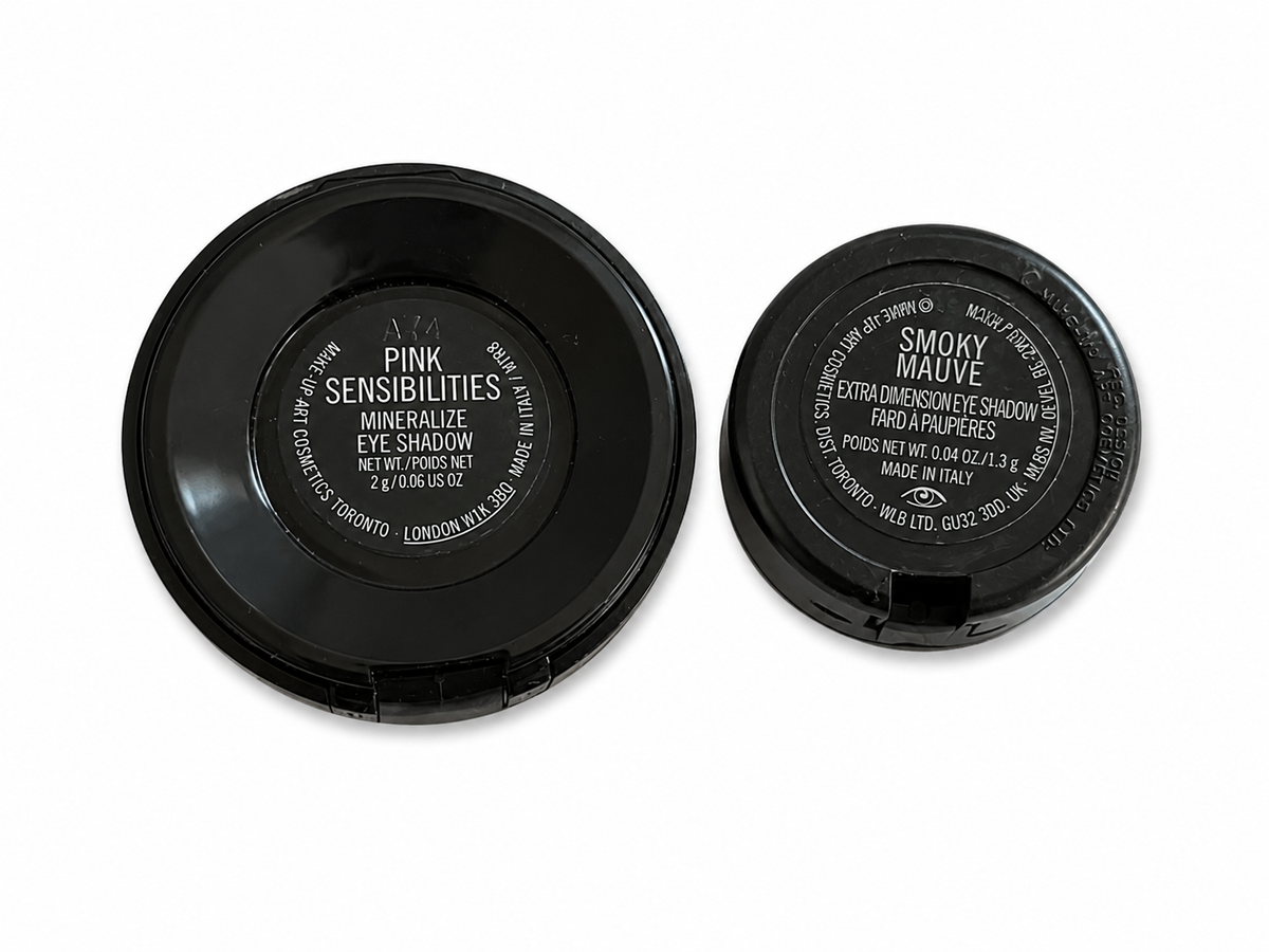 MAC Mineralize & Extra Dimension Eye Shadow Set – Pink Sensibilities & Smoky Mauve ladies