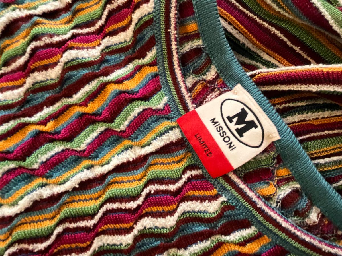 M Missoni Limited Striped Knit Dress ladies