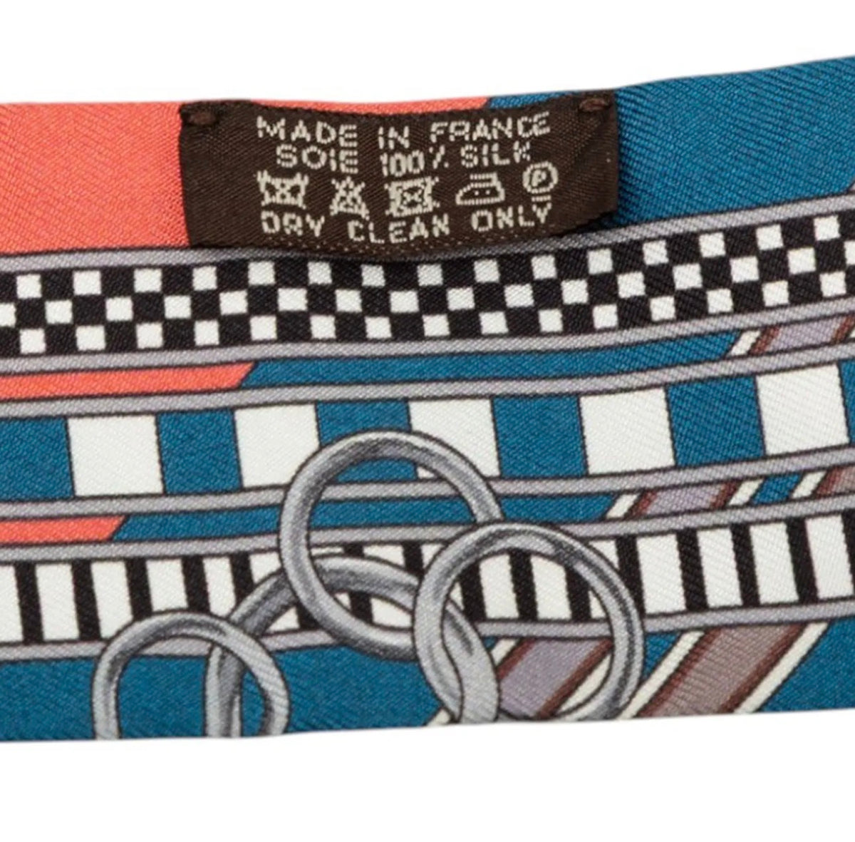 Hermès Brides et Gris Gris Silk Twilly Scarf ladies