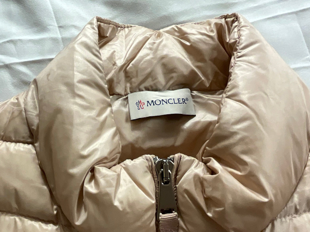 Moncler Cardigan Tricot Virgin Wool Sleeves Jacket in Blush Size M medium ladies