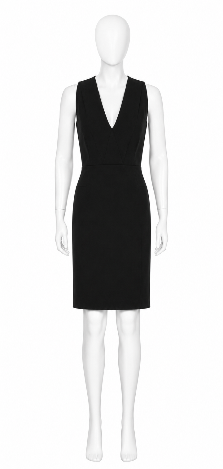 Gucci Black Sleeveless Knee-Length Dress Size IT 36 / XS ladies