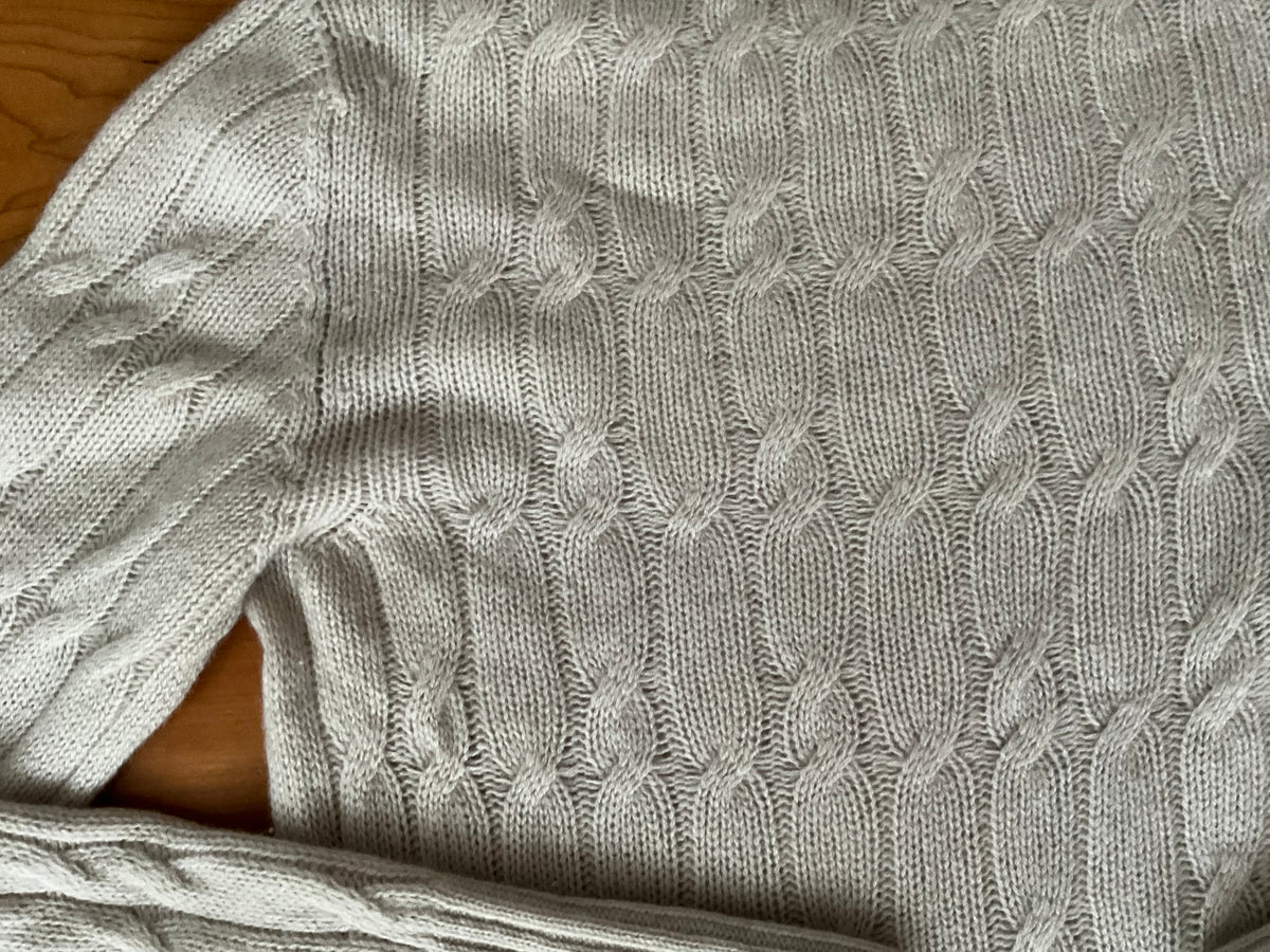 DRUMOHR Cable Knit Cashmere Pullover Jumper Sweater Size S Small ladies