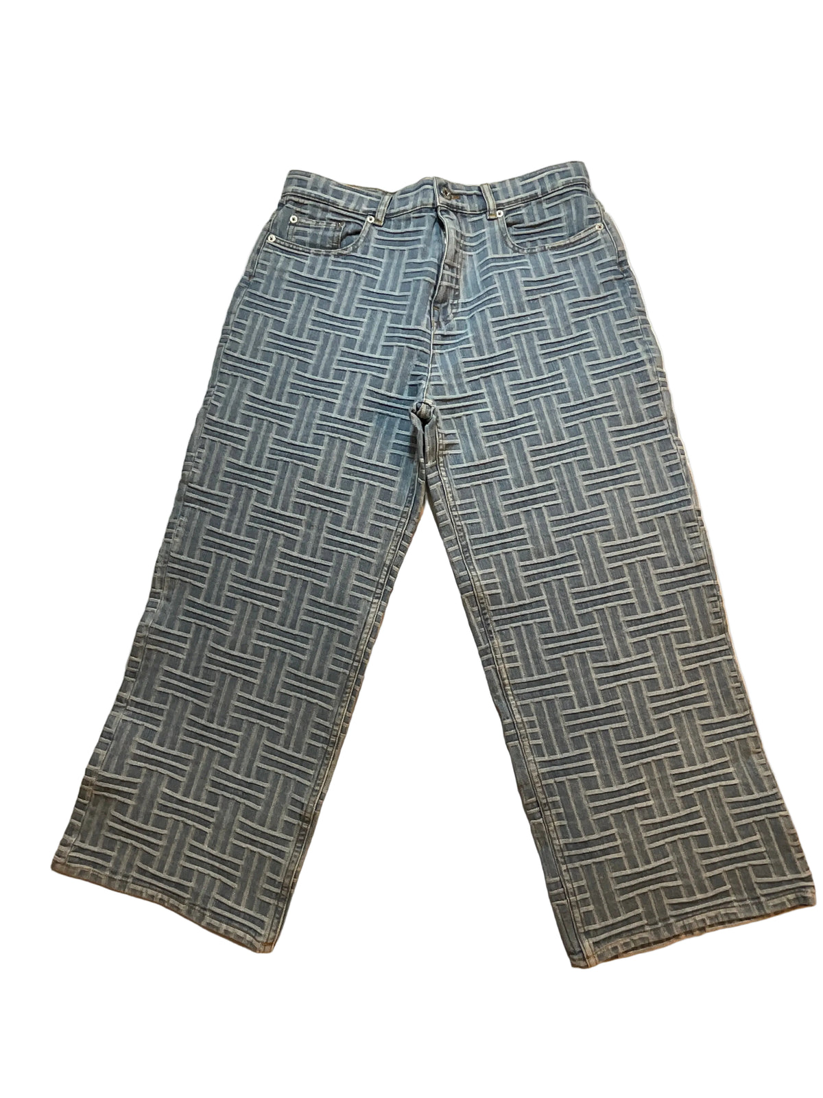 Kenzo Jacquard Japanese Jeans size 29 ladies