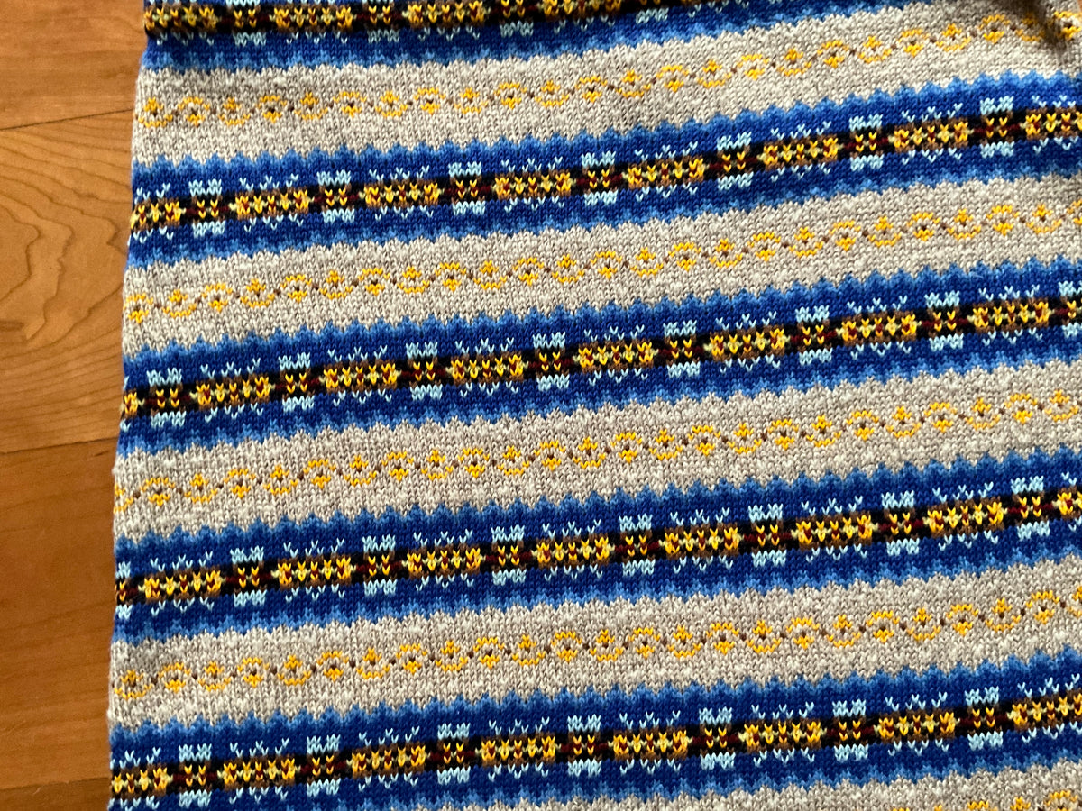 Ralph Lauren POLO Fair Isle Knit mini skirt Size S/P small ladies