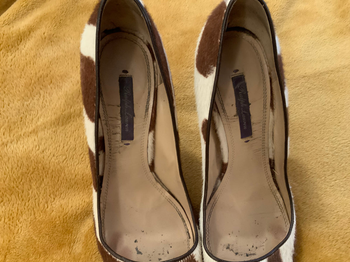 Ralph Lauren Collection Calfskin Pumps Heels Shoes Size US 9 UK 6 EU 39 ladies