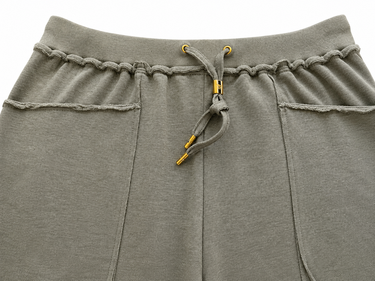 TOM FORD Silk and cotton drawstring shorts size M medium ladies