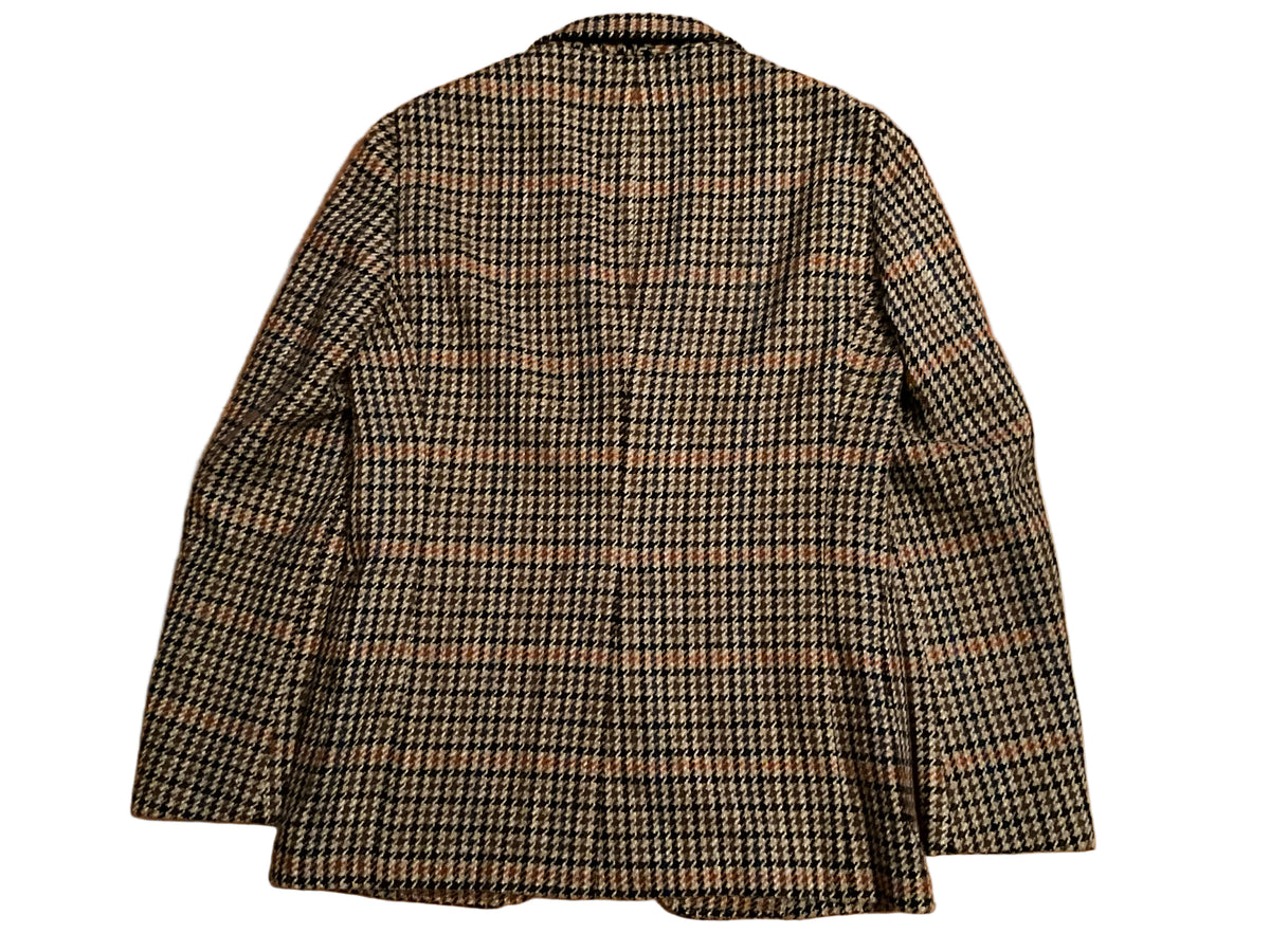 De Fursac houndstooth-pattern wool blazer jacket size 48 men