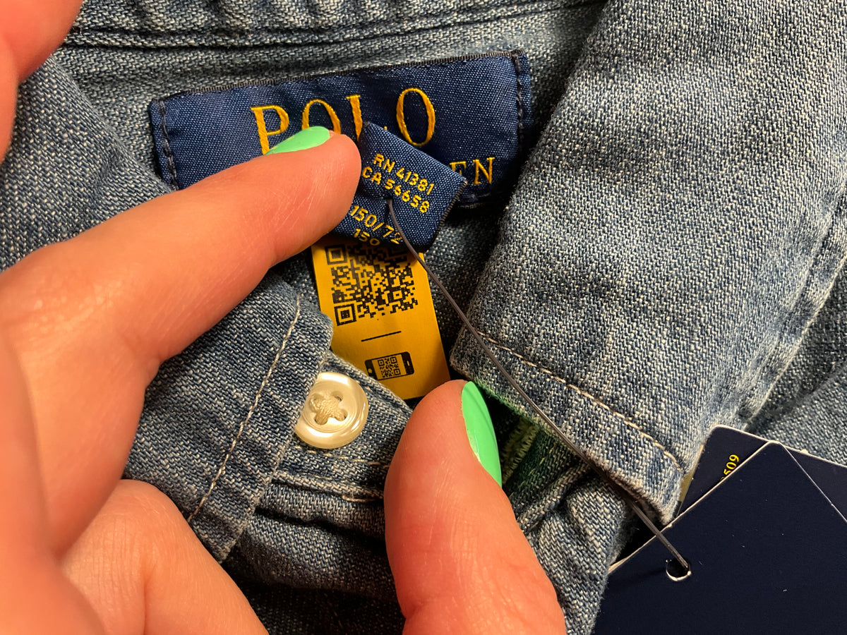 Polo Ralph Lauren Boys Denim Shirt M 10-12 years children