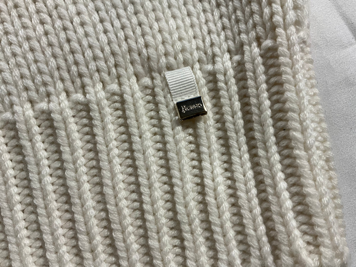 Herno White Cashmere Turtleneck Sweater Jumper Size I 38 XS ladies