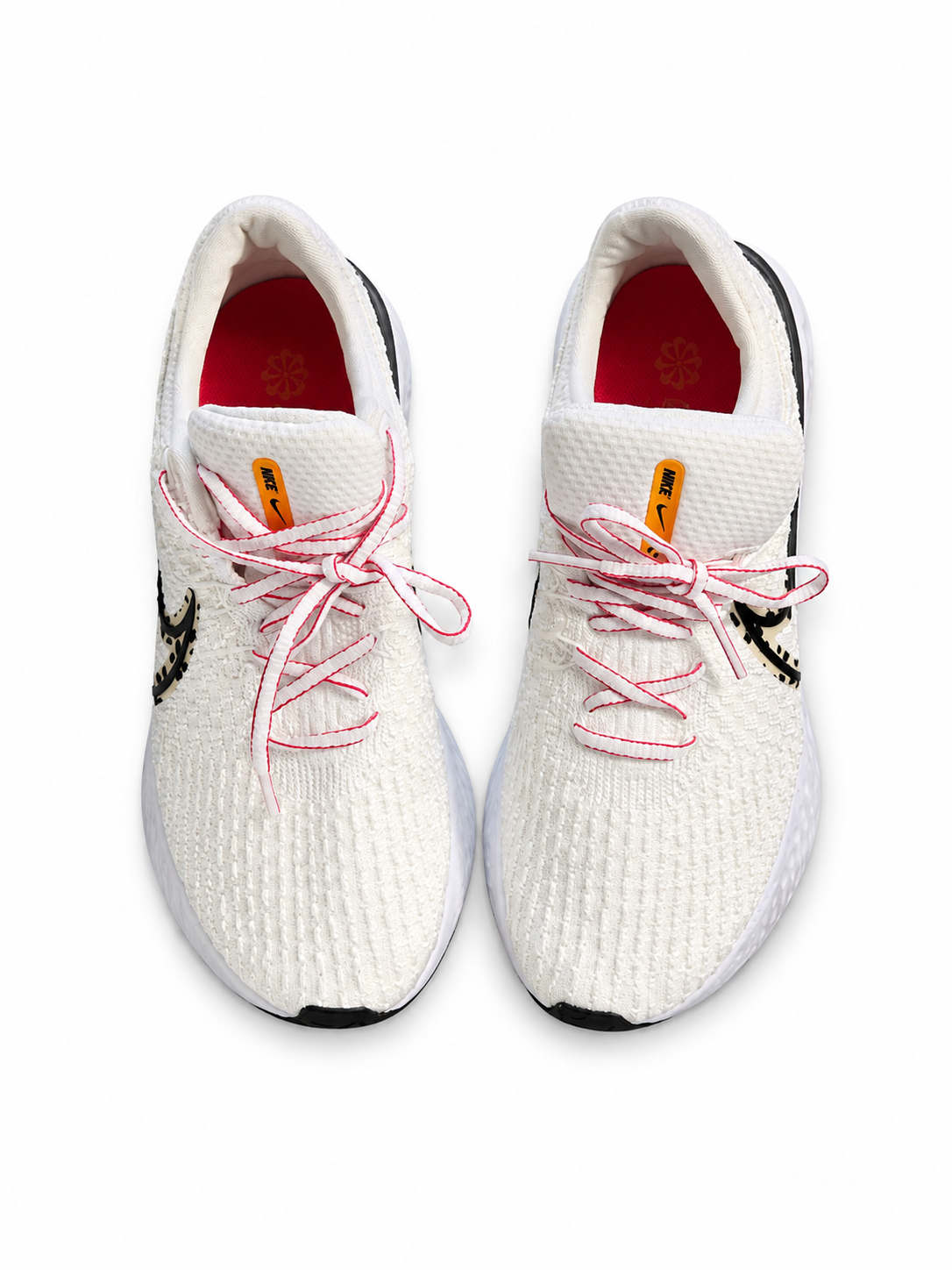Nike React White Leopard Print Trainers – UK 5.5 / EU 39 ladies