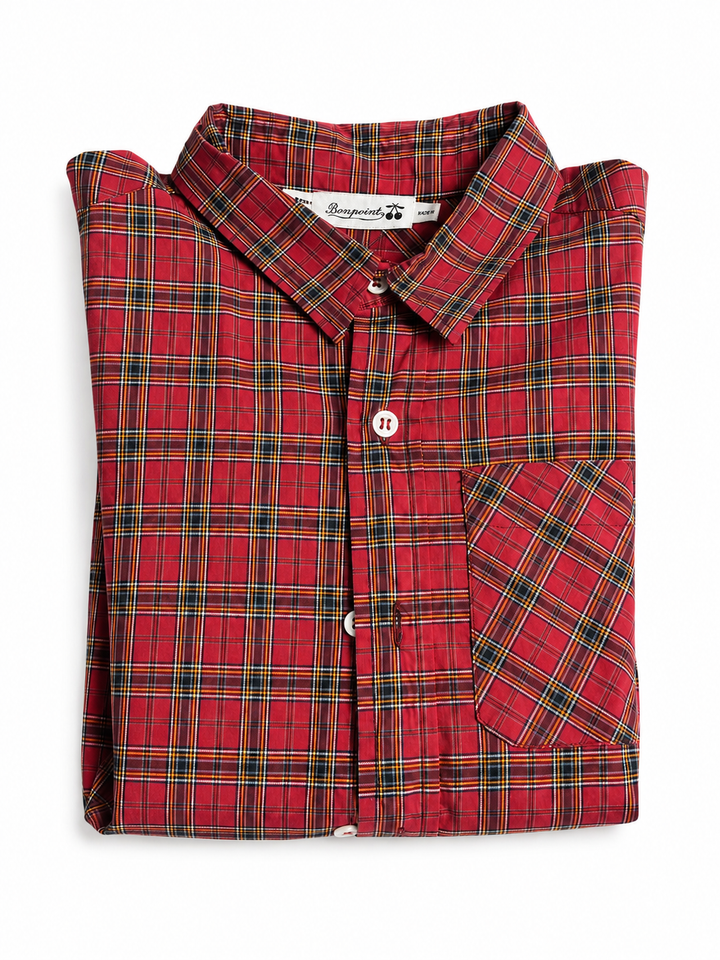 Bonpoint Boys Checked Shirt 10 years old children