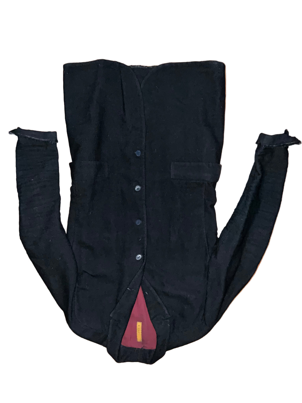 LAYER-0 Long H Blazer, navy, 100% wool coat size 52 men