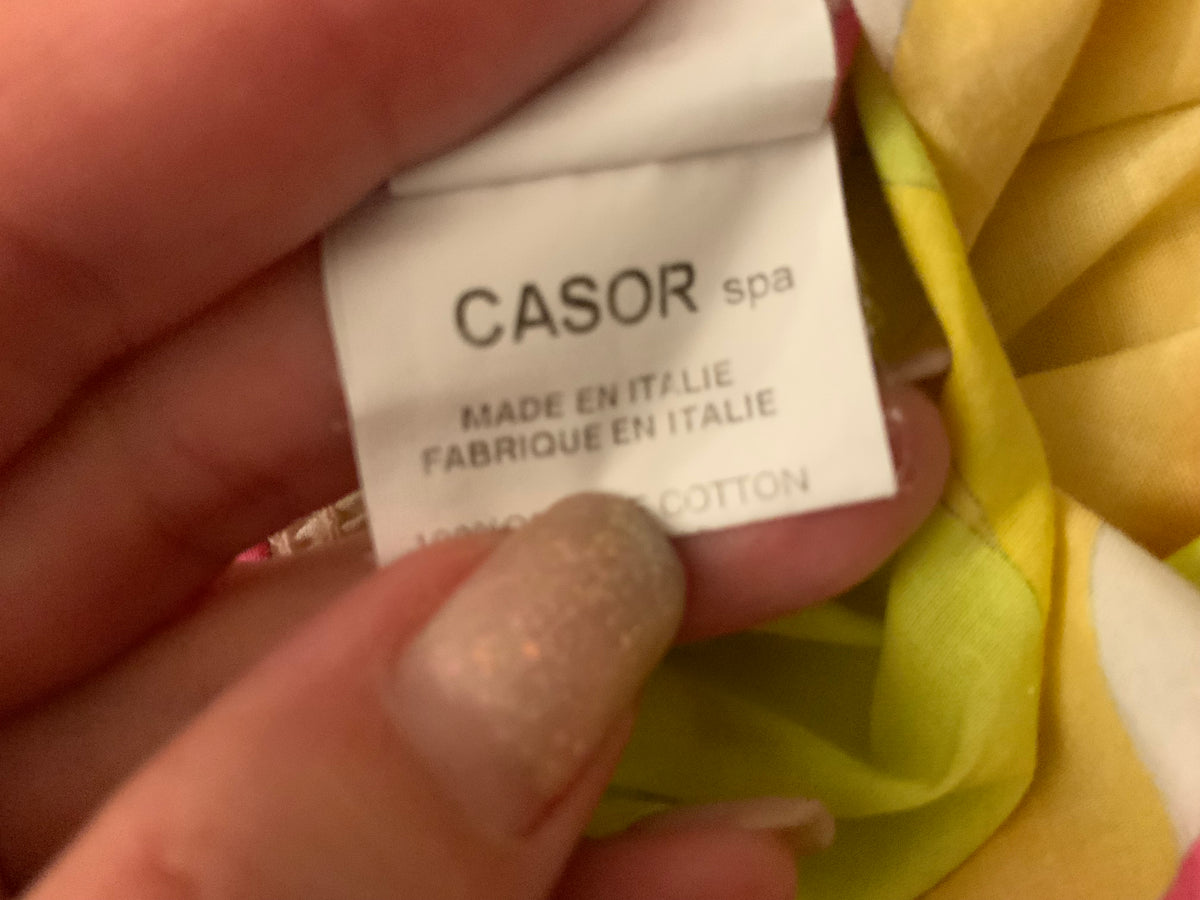 Emilio Pucci MOST WANTED Yellow Printed Dress I 42 UK-US 8 ladies