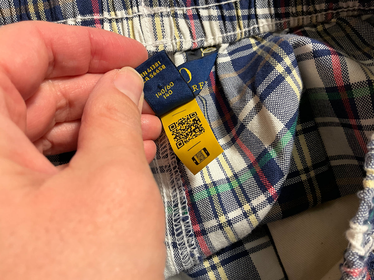 Polo Ralph Lauren Boys Plaid Bermuda Shorts 8 years children