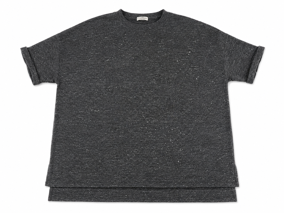 Brunello Cucinelli Sequinned Cashmere Top ladies